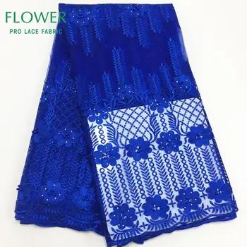 Royal Blue Embroidered Tulle Lace Fabric With Stones And Beads French Net Lace For Classical Party Dress Design Wedding Fabrics
Royal Blue Embroidered Tulle Lace Fabric With Stones And Beads French Net Lace For Classical Party Dress Design Wedding Fabrics