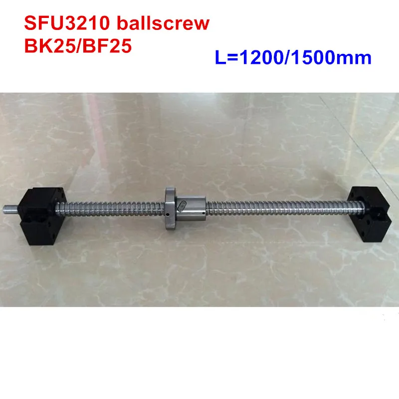 SFU3210 - 1200 мм 1500 мм шариковый винт с концевой обработкой + BK25/BF25 Поддержка ЧПУ частей
SFU3210 - 1200 мм 1500 мм шариковый винт с концевой обработкой + BK25/BF25 Поддержка ЧПУ частей