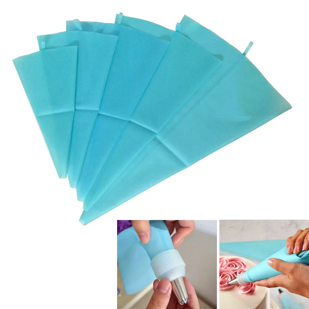 5PCS Reusable Silicone Icing Piping Cream Pastry Bag Cake Decorating Tool Bakery Dessert Baking Accessory for Russian Nozzle Tip
5PCS Reusable Silicone Icing Piping Cream Pastry Bag Cake Decorating Tool Bakery Dessert Baking Accessory for Russian Nozzle Tip