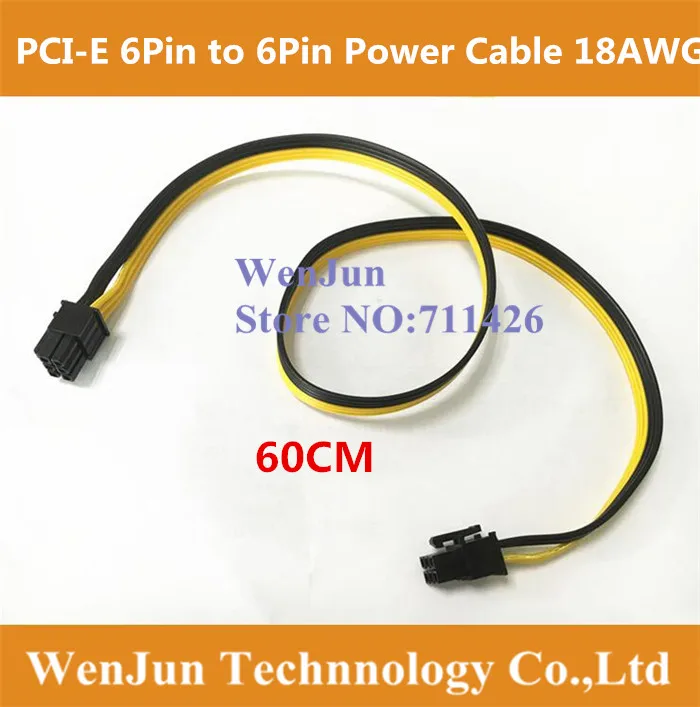 20pcs PCI-E PCIe PCI Express 6Pin male to 6Pin Male Adapter GPU Video Card Power Cable 18AWG for Graphic Video card
20pcs PCI-E PCIe PCI Express 6Pin male to 6Pin Male Adapter GPU Video Card Power Cable 18AWG for Graphic Video card