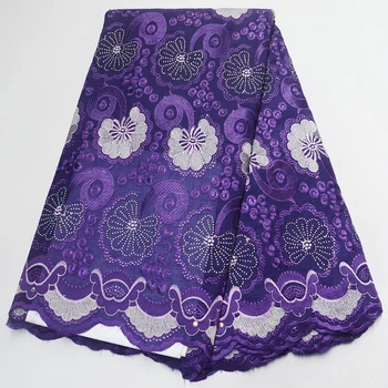 Purple fashion Nigerian embroidery polish stones dry African cotton Swiss voile laces fabric in Switzerland for wedding party
Purple fashion Nigerian embroidery polish stones dry African cotton Swiss voile laces fabric in Switzerland for wedding party
