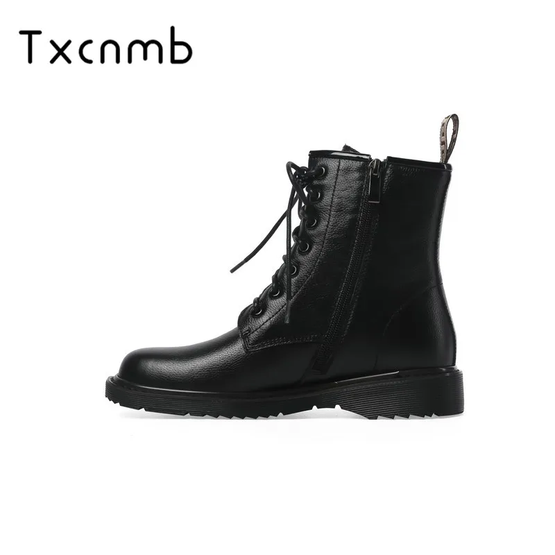 TXCNMB 2019 fashion ankle boots for women Genuine leather high heels motorcycle boots winter autumn dress party shoes woman
TXCNMB 2019 fashion ankle boots for women Genuine leather high heels motorcycle boots winter autumn dress party shoes woman