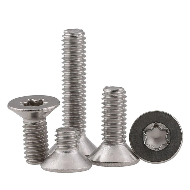 100pcs M2 GB2673 Six lobe Flat head torx machine security screw 304 stainless steel countersunk torx head anti-theft screw
100pcs M2 GB2673 Six lobe Flat head torx machine security screw 304 stainless steel countersunk torx head anti-theft screw