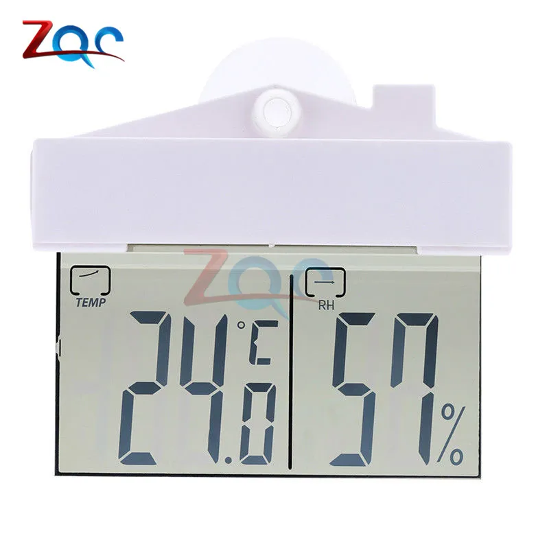 Transparent LCD Digital Window Thermometer Hydrometer Indoor Outdoor Temperature Weather Station Test Measure Suction Cup
Transparent LCD Digital Window Thermometer Hydrometer Indoor Outdoor Temperature Weather Station Test Measure Suction Cup