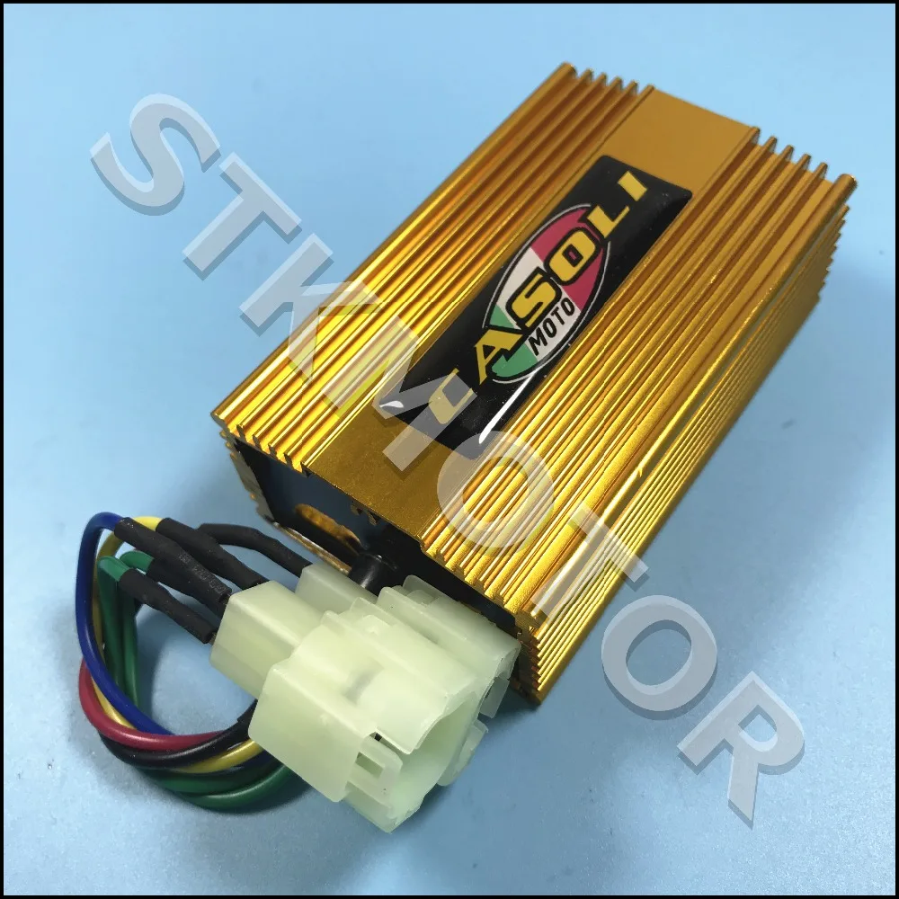 ПРОИЗВОДИТЕЛЬНОСТЬ Racing CDI 6 pins DC для GY6 50CC 125CC 150CC 250CC Мотоцикл Скутер Go Kart ATV части|atv