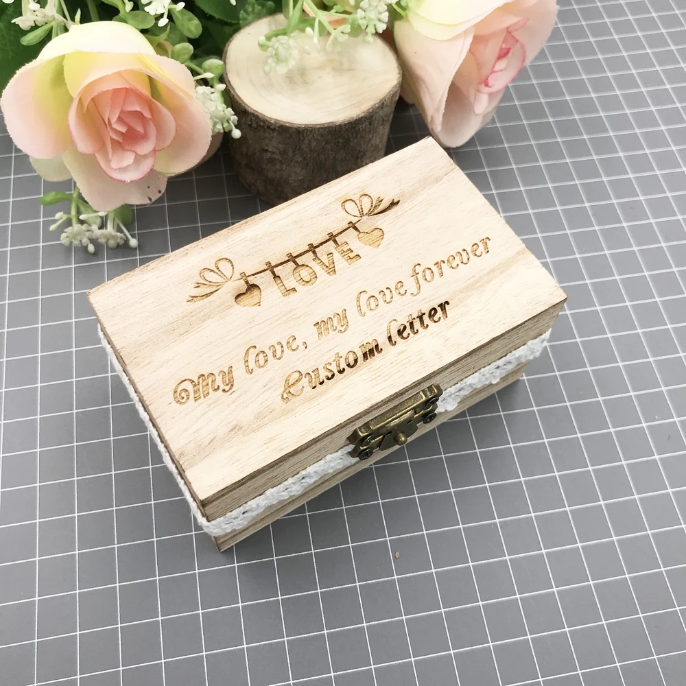 Personalized Wedding Ring Bearer Box,Custom Engraved Ring Box Wedding Ring Holder Box, write Bride & Groom Proverb For wedding
Personalized Wedding Ring Bearer Box,Custom Engraved Ring Box Wedding Ring Holder Box, write Bride & Groom Proverb For wedding