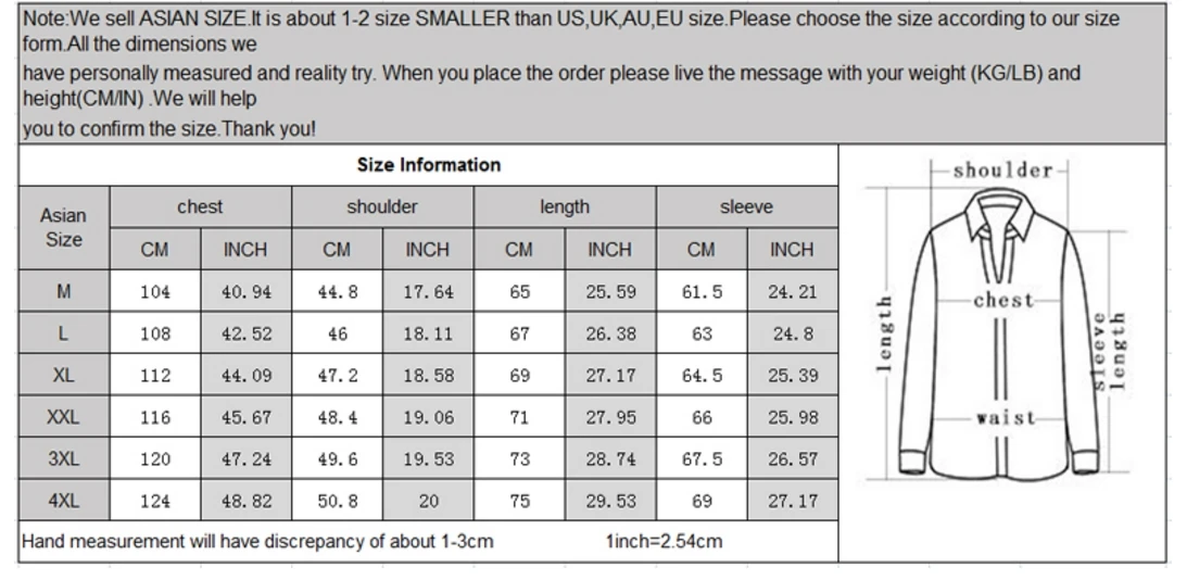 Asian Jeans Size Chart