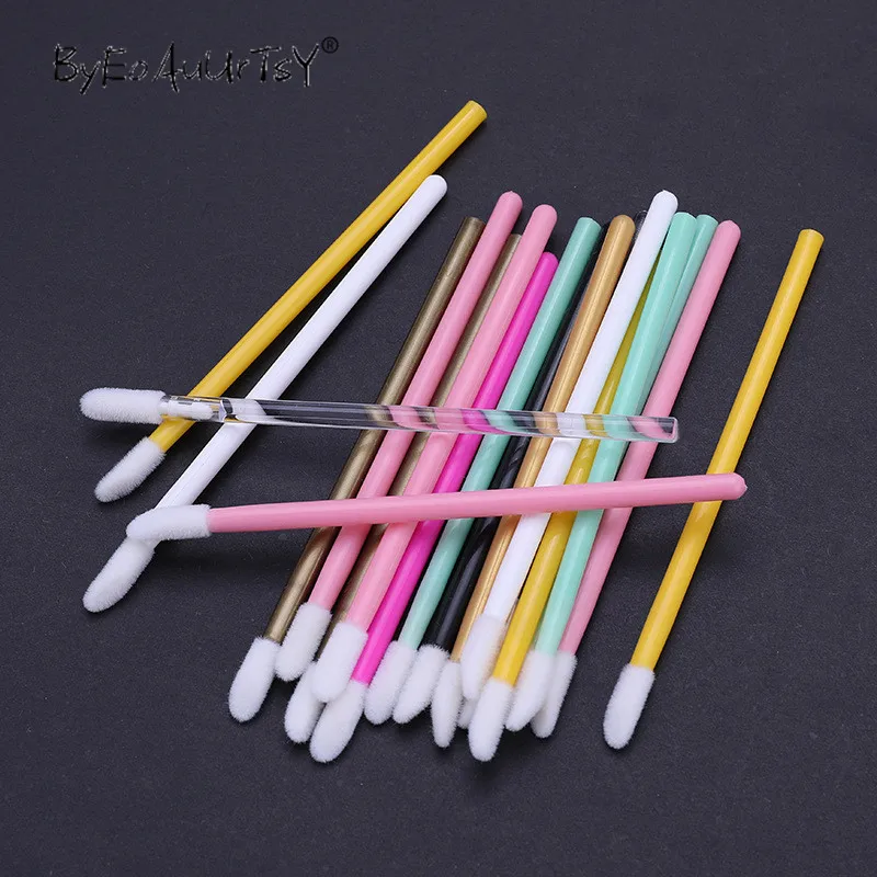100pcs Pack Disposable Makeup Brush Lip Brush Lipstick Gloss Mascara Wands Cleaning Eyelash Cosmetic Brush Applicators 10color
100pcs Pack Disposable Makeup Brush Lip Brush Lipstick Gloss Mascara Wands Cleaning Eyelash Cosmetic Brush Applicators 10color