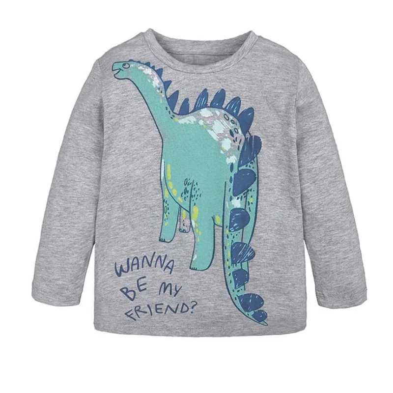 New Spring Autumn Clothes For Children Boys Long Sleeve T-shirt Printed Cartoon Dinosaur Kids Tops Costumes Camiseta Remera
New Spring Autumn Clothes For Children Boys Long Sleeve T-shirt Printed Cartoon Dinosaur Kids Tops Costumes Camiseta Remera
