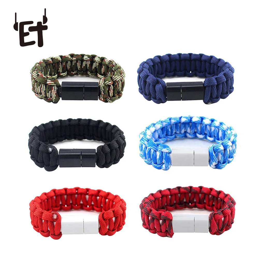 ET Sports Braided USB Charging Bracelet Phone Charger for iPhone Android Type C Phone Data Cable for iPhone X 8 7 Samsung Xiaomi
ET Sports Braided USB Charging Bracelet Phone Charger for iPhone Android Type C Phone Data Cable for iPhone X 8 7 Samsung Xiaomi