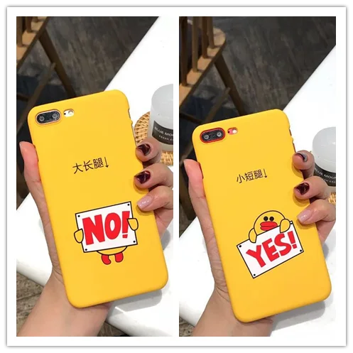 2018 срочная Новая мода для Iphone X 6 6s 7 8 Plus милый мультфильм пара ПК Жесткий Телефон
