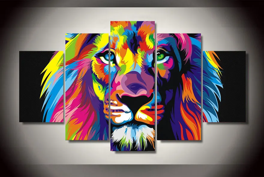 HD Printed colorful lion Painting on canvas room decoration print poster picture canvas Free shipping/ny-2527
HD Printed colorful lion Painting on canvas room decoration print poster picture canvas Free shipping/ny-2527