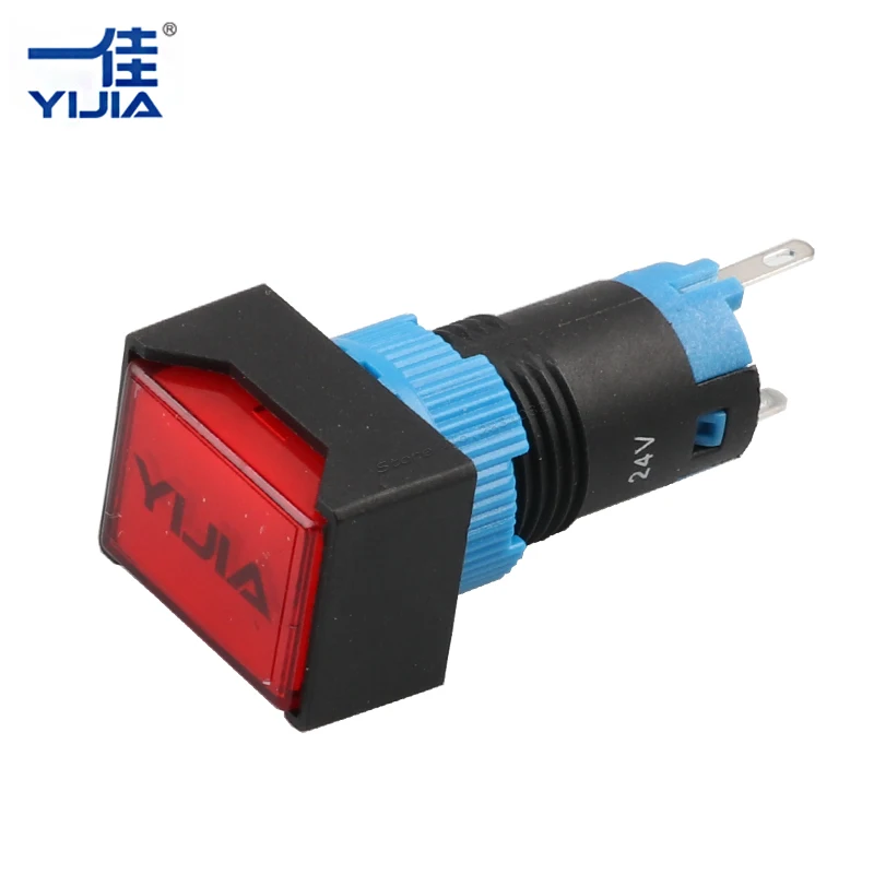 12mm Indicator lights rectangular signal lamp 2 pins LA12-D/J 6V 12V 24V 110V 220V red yellow green blue white LED lamp
12mm Indicator lights rectangular signal lamp 2 pins LA12-D/J 6V 12V 24V 110V 220V red yellow green blue white LED lamp
