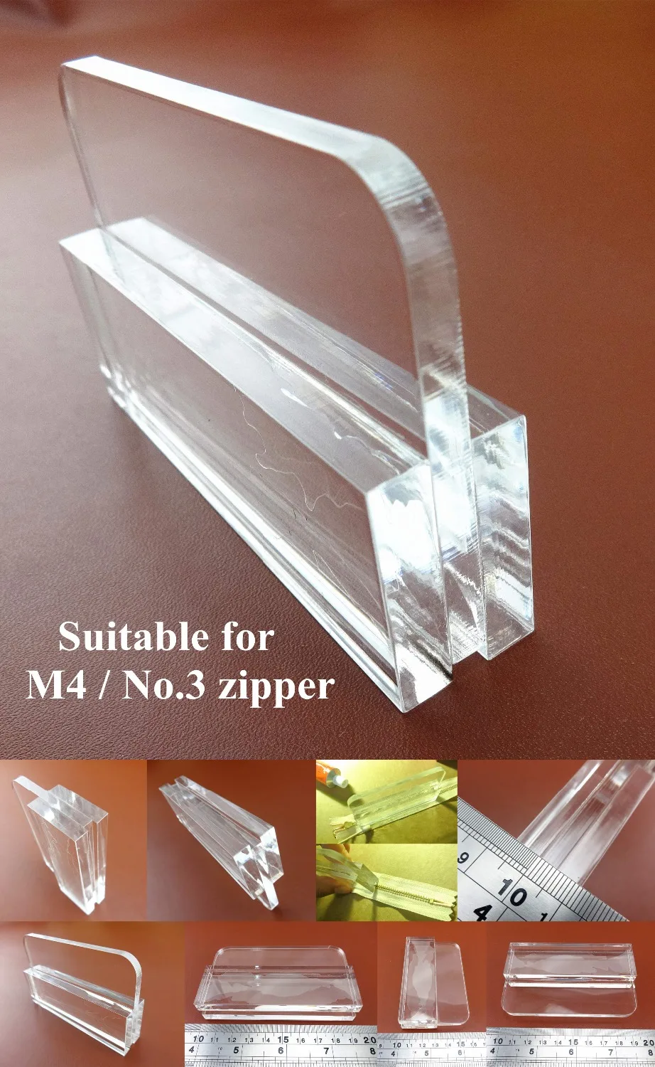 1pc Leather Craft Bag Wallet 3#/M4 Zipper Install Apply Glue Gluing Mold Tool Sewing Stitch Carving Stamping Knife Cutter Punch
1pc Leather Craft Bag Wallet 3#/M4 Zipper Install Apply Glue Gluing Mold Tool Sewing Stitch Carving Stamping Knife Cutter Punch