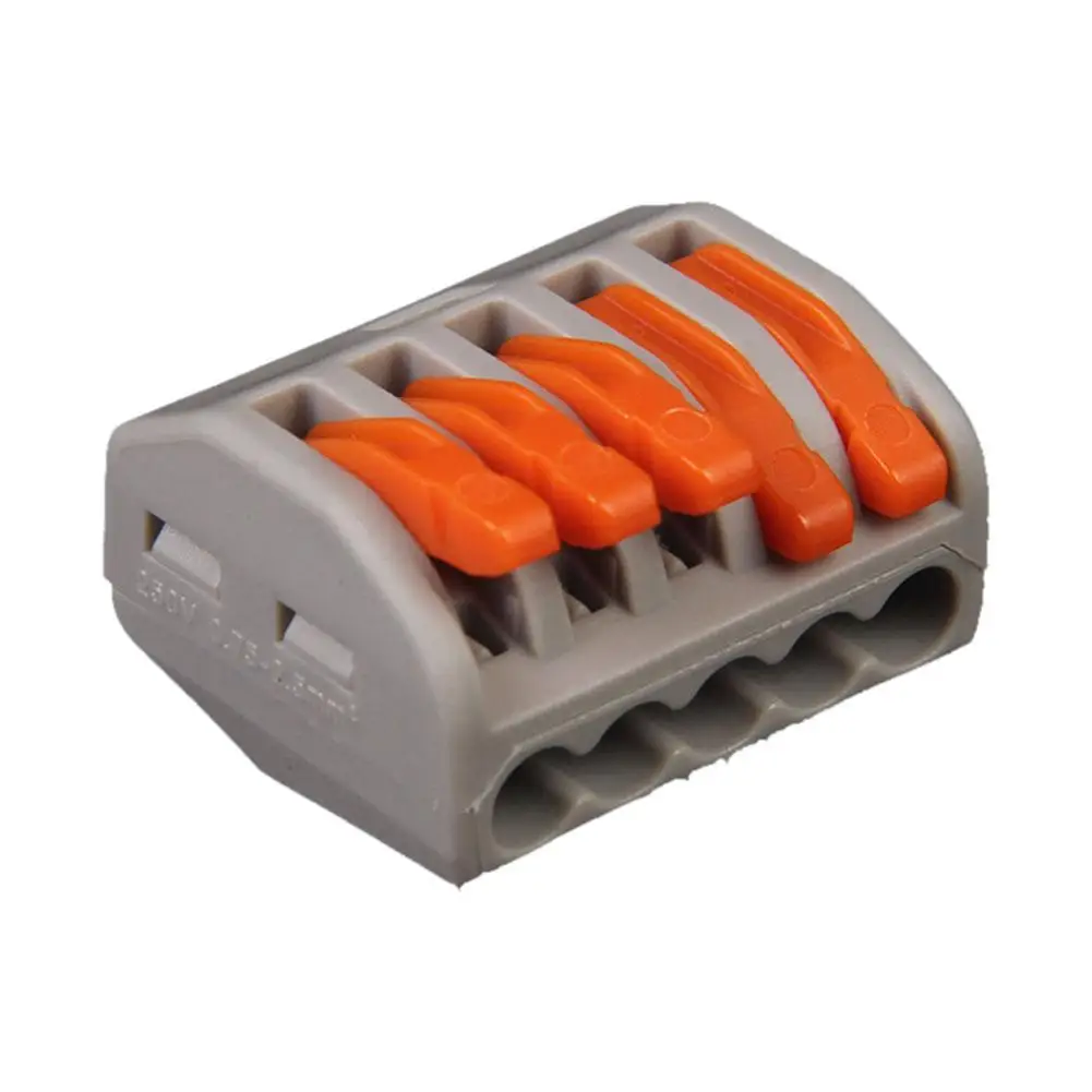 20Pcs/lot Universal Conductor Terminal Block PCT-215/212 Wire Connector 4 MM2 5/2Hole Wiring Connector Junction Box
20Pcs/lot Universal Conductor Terminal Block PCT-215/212 Wire Connector 4 MM2 5/2Hole Wiring Connector Junction Box