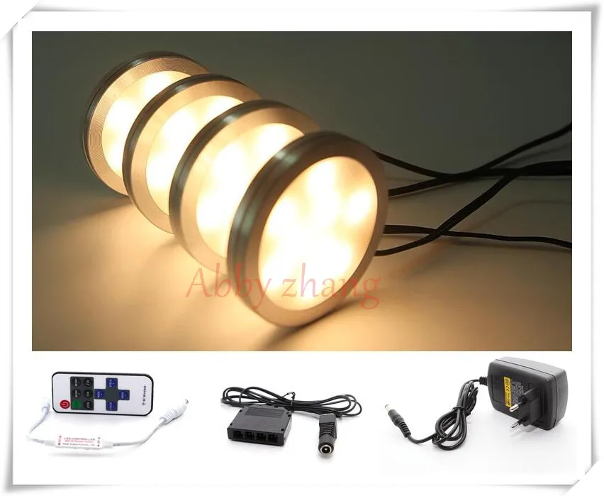 Светодиодная подсветка под шкаф Puck светильники потолочные с беспроводным