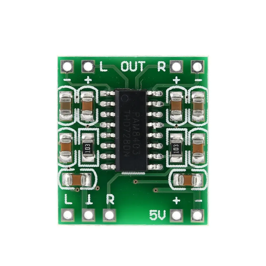 Super Mini Digital Amplifier Board 5V Power Amplifier Board Efficient with Switch Potentiometer USB Supply Power PAM8403
Super Mini Digital Amplifier Board 5V Power Amplifier Board Efficient with Switch Potentiometer USB Supply Power PAM8403