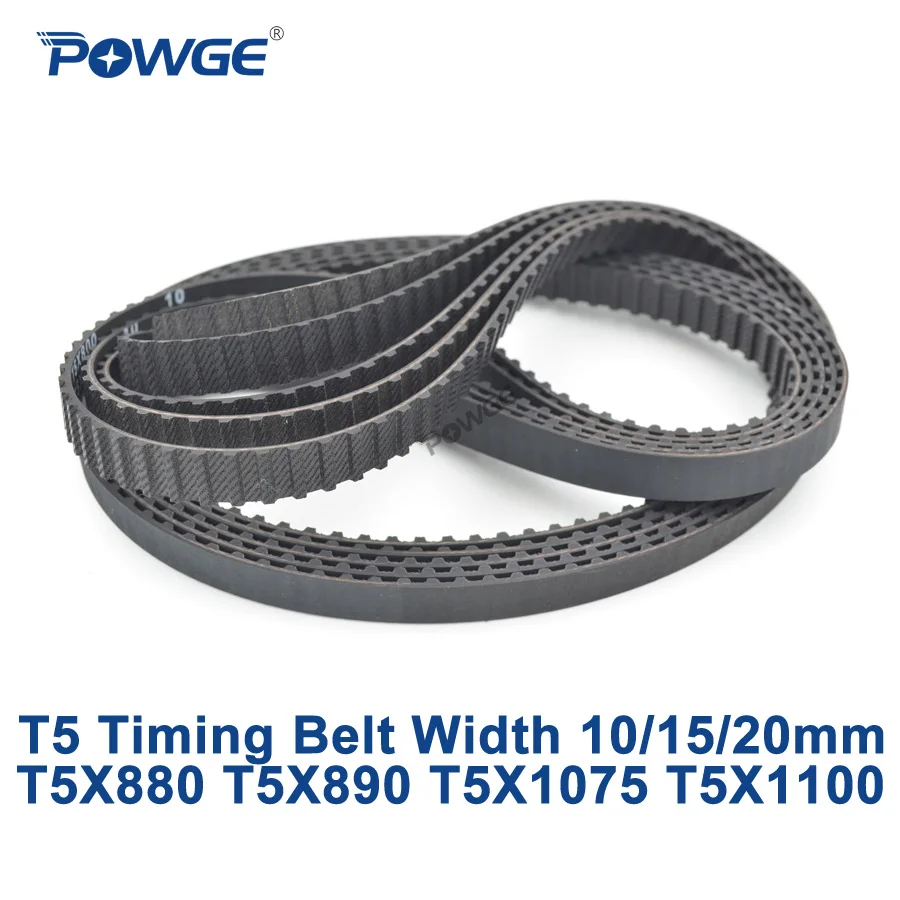 POWGE T5 Synchronous timing belt C=880/990/1075/1100 Width 10/15/20mm Teeth 176 198 215 220 Rubber T5X880 T5X990 T5X1075 T5X1100
POWGE T5 Synchronous timing belt C=880/990/1075/1100 Width 10/15/20mm Teeth 176 198 215 220 Rubber T5X880 T5X990 T5X1075 T5X1100
