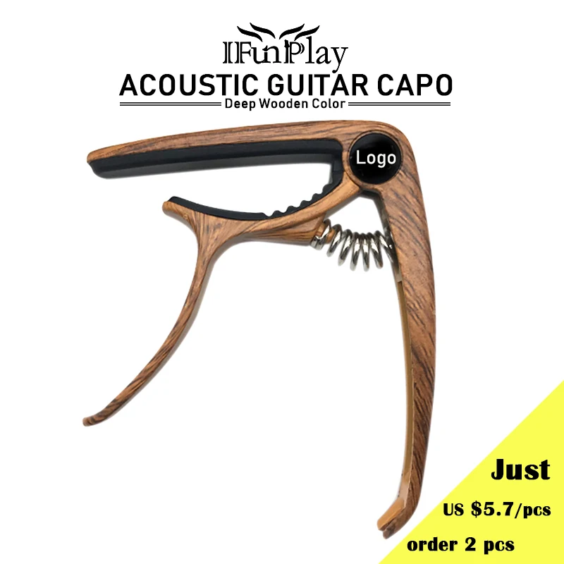 Deep Wood Metal Acoustic Guitar Capo Folk Guitar Capotraste Bakelite Guitarra kapadaster Guitar accessory Drop Shipping
Deep Wood Metal Acoustic Guitar Capo Folk Guitar Capotraste Bakelite Guitarra kapadaster Guitar accessory Drop Shipping