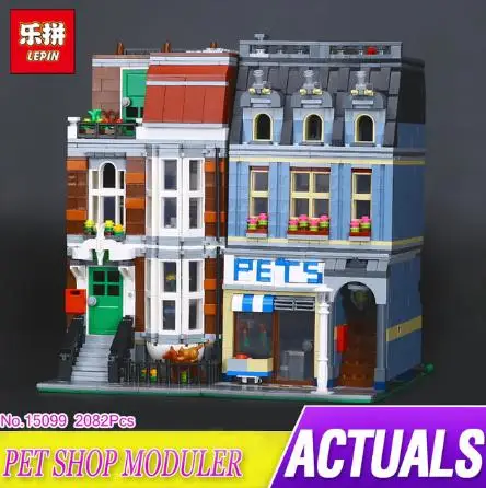 LEPIN 15009 Pet Shop Supermarket Model City Street Building Blocks Compatible 10218 Toys For Children birthday gift in stock
LEPIN 15009 Pet Shop Supermarket Model City Street Building Blocks Compatible 10218 Toys For Children birthday gift in stock