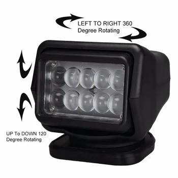 7 Inch 50W Wireless Remote Controller LED Search Light for Work Offroad Boat Car Tractor Truck 4x4 SUV ATV Spot 12V
7 Inch 50W Wireless Remote Controller LED Search Light for Work Offroad Boat Car Tractor Truck 4x4 SUV ATV Spot 12V