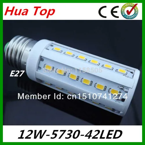 Free shipping Lampada E27 E14 B22 12W 42 Led 5630 5730 SMD Corn Bulb Light Maize Lamp lamparas LED Lighting White/Warm White
Free shipping Lampada E27 E14 B22 12W 42 Led 5630 5730 SMD Corn Bulb Light Maize Lamp lamparas LED Lighting White/Warm White