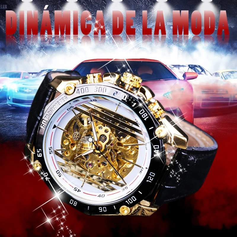 Forsining 3d Leather Strap Watches
Forsining 3d Leather Strap Watches