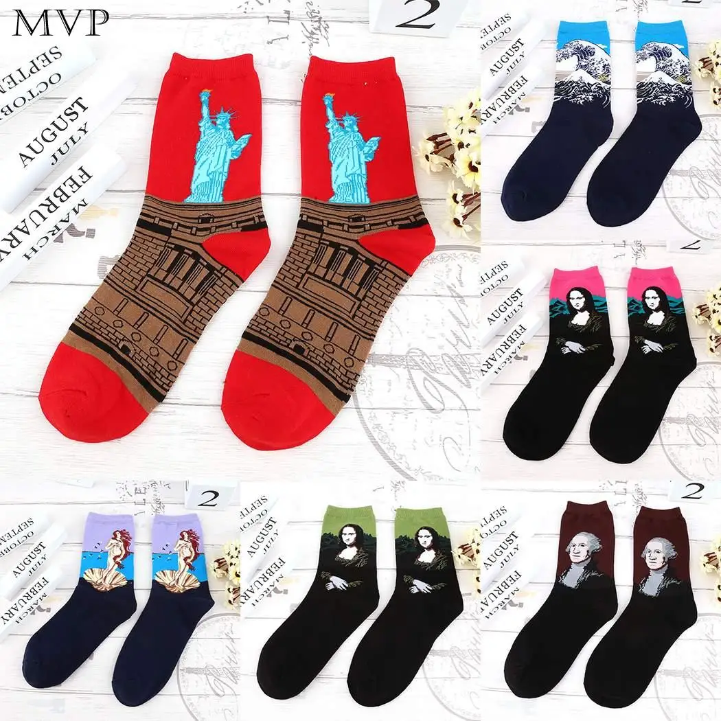 Women Casual Breathable Sweat-absorbent Starry Sky Printed About 21cm/8.27inch Cotton Autumn, Winter Socks
Women Casual Breathable Sweat-absorbent Starry Sky Printed About 21cm/8.27inch Cotton Autumn, Winter Socks