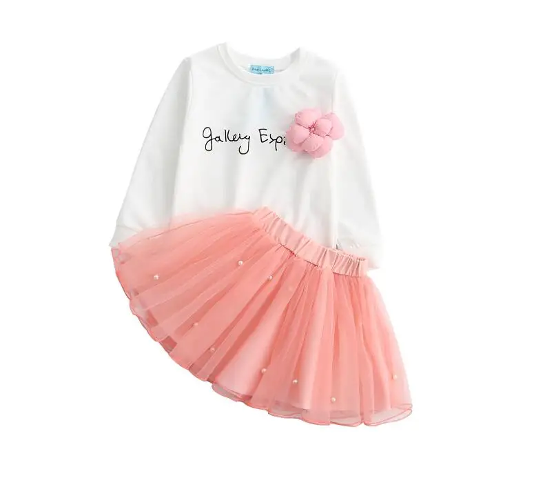 Girls Clothing Sets 2019 Brand Girls Clothes Butterfly Sleeve Letter T-shirt+Floral Volie Skirts 2Pcs for Dress Girl
Girls Clothing Sets 2019 Brand Girls Clothes Butterfly Sleeve Letter T-shirt+Floral Volie Skirts 2Pcs for Dress Girl