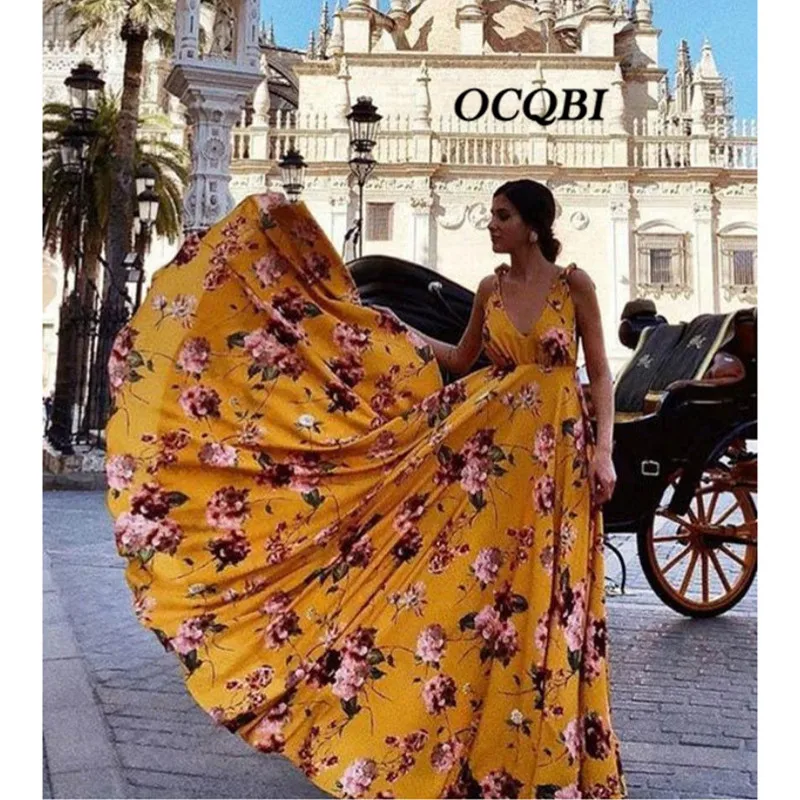 2019 Women Summer Dress Bohemian Sexy Elegant Women Party Night Print Backless Beach Dress Plus Size
2019 Women Summer Dress Bohemian Sexy Elegant Women Party Night Print Backless Beach Dress Plus Size
