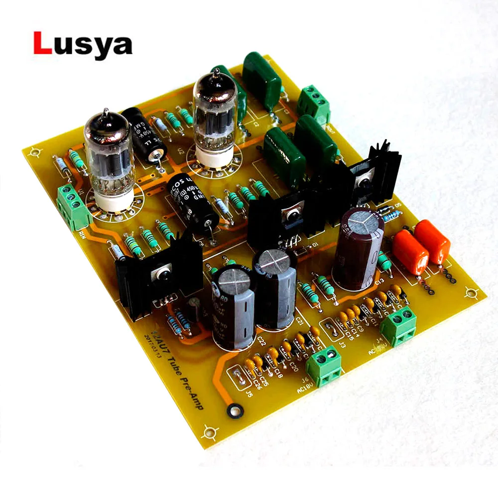 12AU7+ ECC82 HIFI Audio Tube Pre-amplifier Board PCB DIY Kit Preamp Tube Preamplifier C5-007
12AU7+ ECC82 HIFI Audio Tube Pre-amplifier Board PCB DIY Kit Preamp Tube Preamplifier C5-007