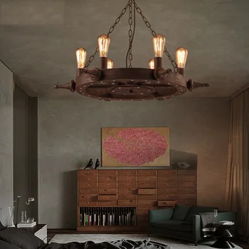 Loft Industrial Style Pendant Lighting Creative Ship Rudder Edison Light Fixtures Bar Personality Hanging Lamp Art Deco Lighting
Loft Industrial Style Pendant Lighting Creative Ship Rudder Edison Light Fixtures Bar Personality Hanging Lamp Art Deco Lighting