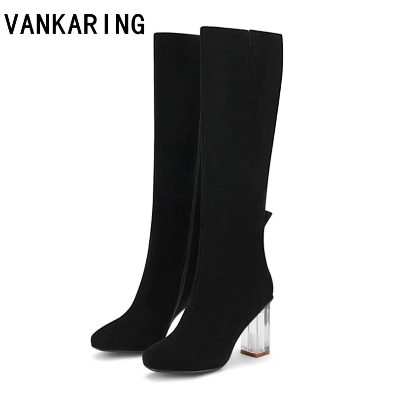 genuine leather suede boots women transparent crystal high heel autumn winter knee high boots women ladies warm snow shoes woman
genuine leather suede boots women transparent crystal high heel autumn winter knee high boots women ladies warm snow shoes woman