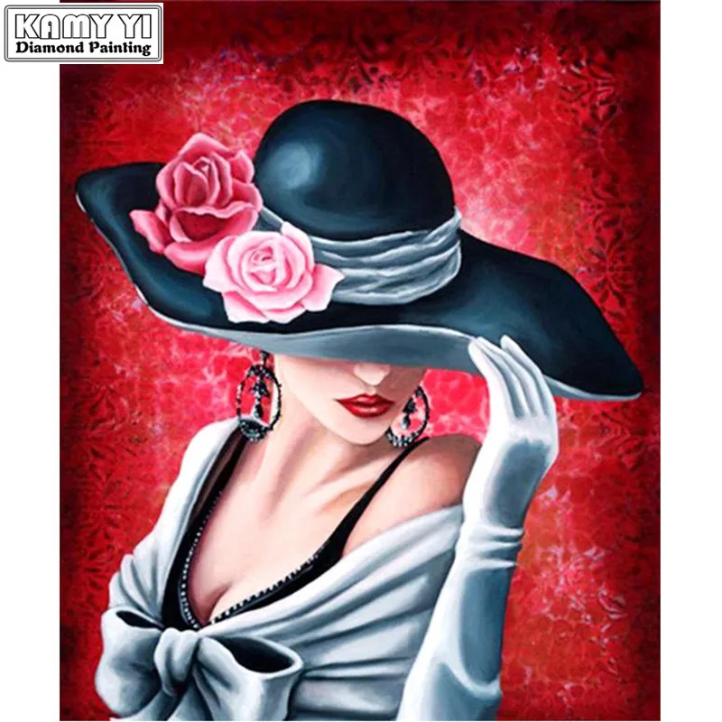 diamond Embroidery 5D DIY Diamond painting Mosaic cross stitch Hat women handmade home decoration painting LK1
diamond Embroidery 5D DIY Diamond painting Mosaic cross stitch Hat women handmade home decoration painting LK1