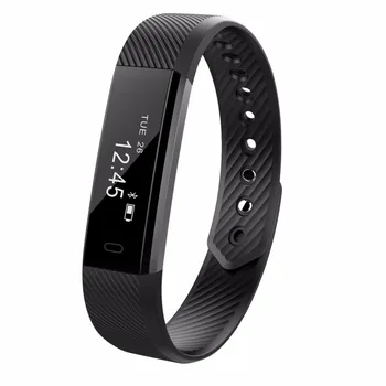 ID115 Smart Bracelet Fitness Tracker Passometer Sleep Monitor Track Smart Band Watch Alarm Clock Step Counter Fitness
ID115 Smart Bracelet Fitness Tracker Passometer Sleep Monitor Track Smart Band Watch Alarm Clock Step Counter Fitness