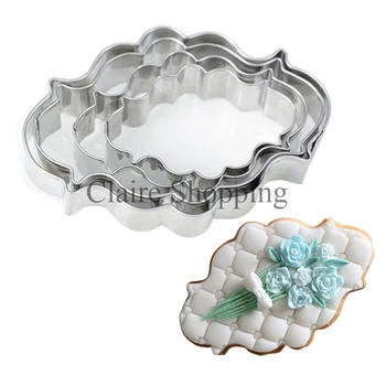 4 pcs Stainless Steel frame stainless steel fondant cookie cuttter cake mold fondant mold fondant cake decorating tools PL-012
4 pcs Stainless Steel frame stainless steel fondant cookie cuttter cake mold fondant mold fondant cake decorating tools PL-012