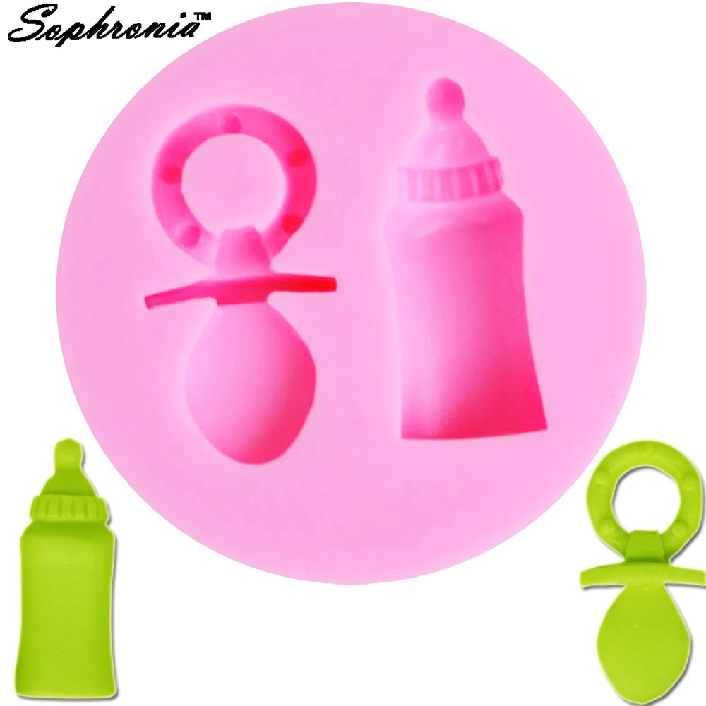 Sophronia M296 1pcs Feeding Bottle Silicone Mold Gumpaste Chocolate Candy Clay Baby Nipple Mould Cake Decorating Tools
Sophronia M296 1pcs Feeding Bottle Silicone Mold Gumpaste Chocolate Candy Clay Baby Nipple Mould Cake Decorating Tools