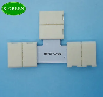 50X 2pin T type 10mm connector for flexible single color 5050 LED strip free shipping
50X 2pin T type 10mm connector for flexible single color 5050 LED strip free shipping