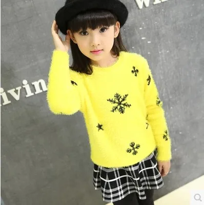 Child's Autumn and Winter Girl Thickening Set Head Mohair Sweaters Children Knitted Kids Clothing White Yellow Rose Red
Child's Autumn and Winter Girl Thickening Set Head Mohair Sweaters Children Knitted Kids Clothing White Yellow Rose Red