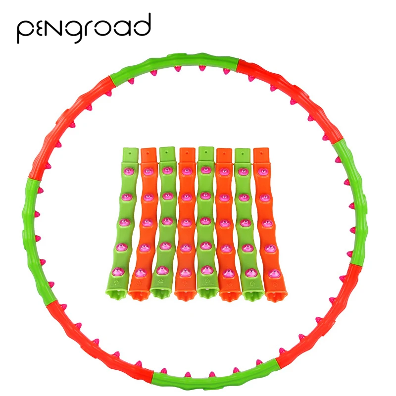8 Parts Sports Hoops With Magnets Detachable Fitness Massage Exercise Circle Workout Single Row Magnetic Fitness Ring Plasticity
8 Parts Sports Hoops With Magnets Detachable Fitness Massage Exercise Circle Workout Single Row Magnetic Fitness Ring Plasticity