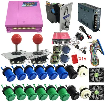 DIY Arcade Bundles Kit Parts With Pandora Box 4S+ 815 in 1 Power Supply Jamma Harness Joystick Push Button Coin acceptor
DIY Arcade Bundles Kit Parts With Pandora Box 4S+ 815 in 1 Power Supply Jamma Harness Joystick Push Button Coin acceptor