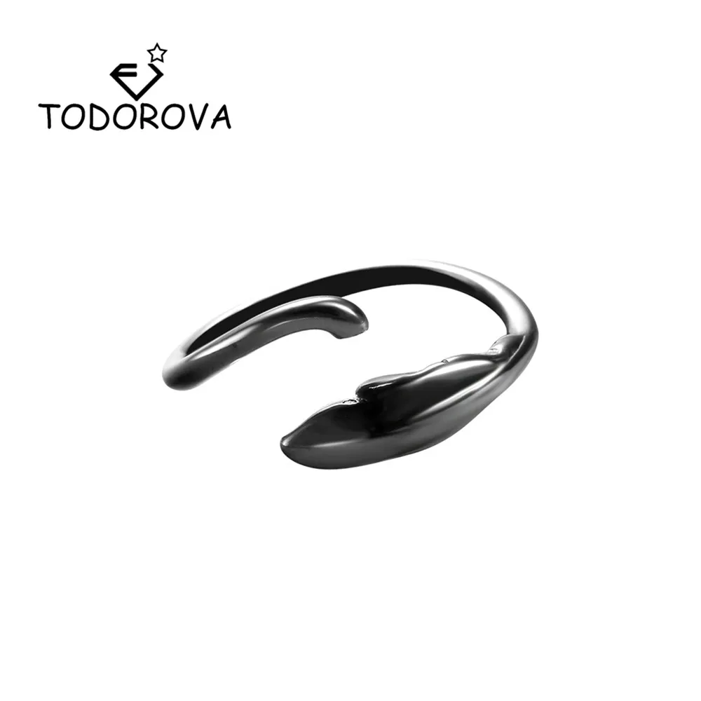 Todorova Black Toe Ring Bague Femme Anel Simple Adjustable Leaf Rings for Women Men Fashion Jewelry
Todorova Black Toe Ring Bague Femme Anel Simple Adjustable Leaf Rings for Women Men Fashion Jewelry