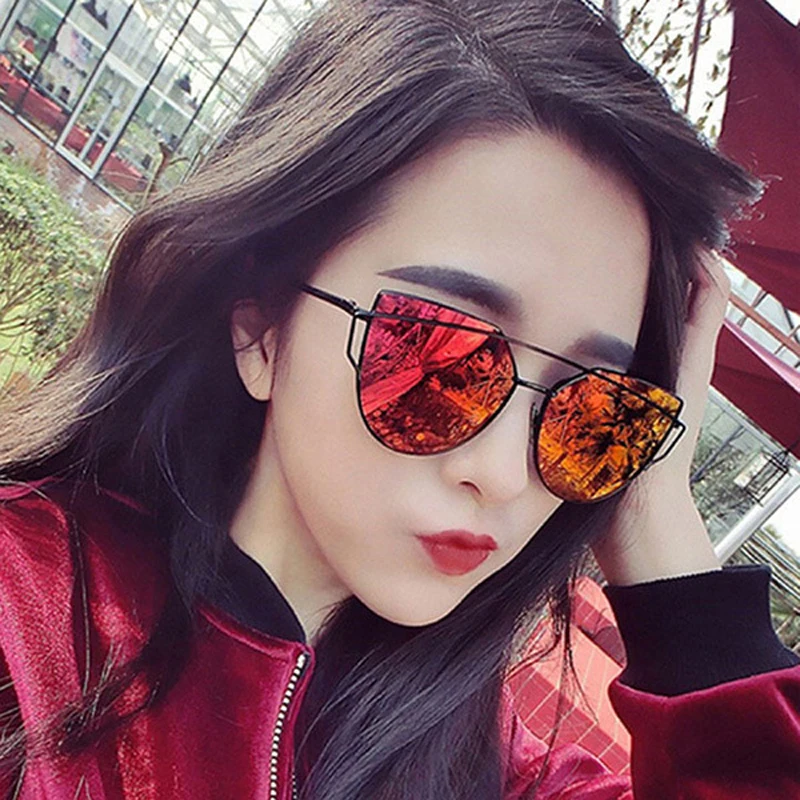 PC Frame Cat Eye Sunglasses Women Men Luxury Brand Designer UV400 Glasses Mirror Flat Retro Eyewear oculos de sol feminino
PC Frame Cat Eye Sunglasses Women Men Luxury Brand Designer UV400 Glasses Mirror Flat Retro Eyewear oculos de sol feminino