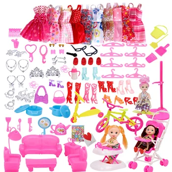 Gift Box Set Music Barbies Doll Accessories Toys Home Doll Clothes Hanging Skirt 118 Children toy
Gift Box Set Music Barbies Doll Accessories Toys Home Doll Clothes Hanging Skirt 118 Children toy