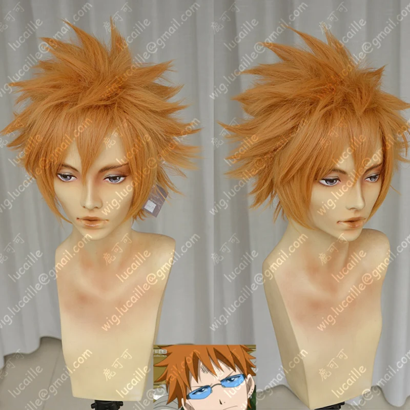 Fairy Tail Loki Leo Loke Short Orange Blonde Layered Heat Resistant Hair Cosplay Costume Wig + Free Wig Cap
Fairy Tail Loki Leo Loke Short Orange Blonde Layered Heat Resistant Hair Cosplay Costume Wig + Free Wig Cap