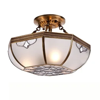 Free shipping 16" Copper Ceiling Light Bedroom Living Room Vintage Noble Copper carving glass Lampshade Ceiling Fixtures
Free shipping 16" Copper Ceiling Light Bedroom Living Room Vintage Noble Copper carving glass Lampshade Ceiling Fixtures