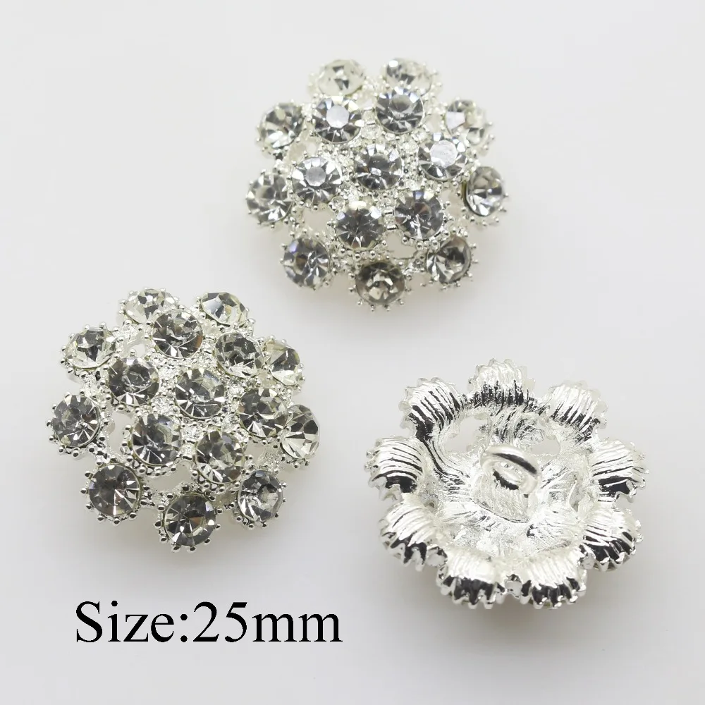NEW 10pcs 25mm Alloy Rhinestone Button for Shank Sewing Clothing buttons Handmade DIY decoration
NEW 10pcs 25mm Alloy Rhinestone Button for Shank Sewing Clothing buttons Handmade DIY decoration