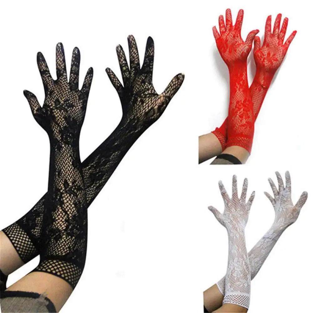 2019 Women Sexy Transparent Lace Elastic Gloves Satin Bow Trendy Stretch Opear Bride Elbow Length Fishnet Long-Sleeve Gloves
2019 Women Sexy Transparent Lace Elastic Gloves Satin Bow Trendy Stretch Opear Bride Elbow Length Fishnet Long-Sleeve Gloves