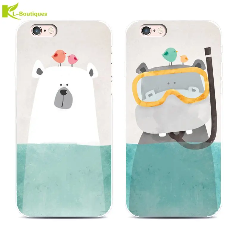 Cartoon Polar Bear Silicone Case For iPhone 7 7Plus 6 6S 5 5S SE Funny Hippo 3D Relief Soft TPU Back Phone Cover For iPhone5s
Cartoon Polar Bear Silicone Case For iPhone 7 7Plus 6 6S 5 5S SE Funny Hippo 3D Relief Soft TPU Back Phone Cover For iPhone5s