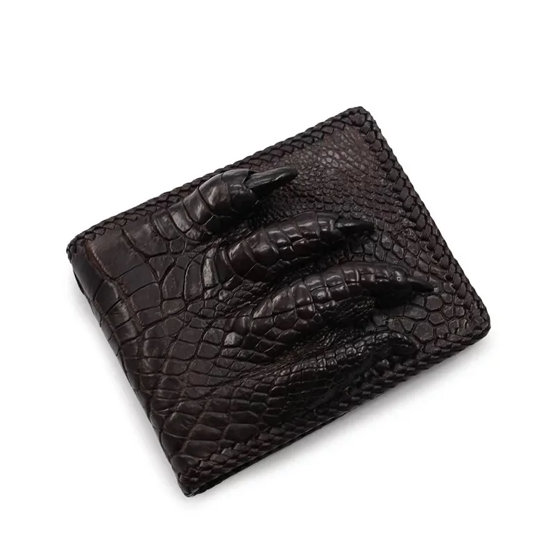 100% Guaranteed Genuine Crocodile Skin Men's Bifold Short Card Wallet Exotic Leather Alligator Grab Designer Male Small Purse
100% Guaranteed Genuine Crocodile Skin Men's Bifold Short Card Wallet Exotic Leather Alligator Grab Designer Male Small Purse